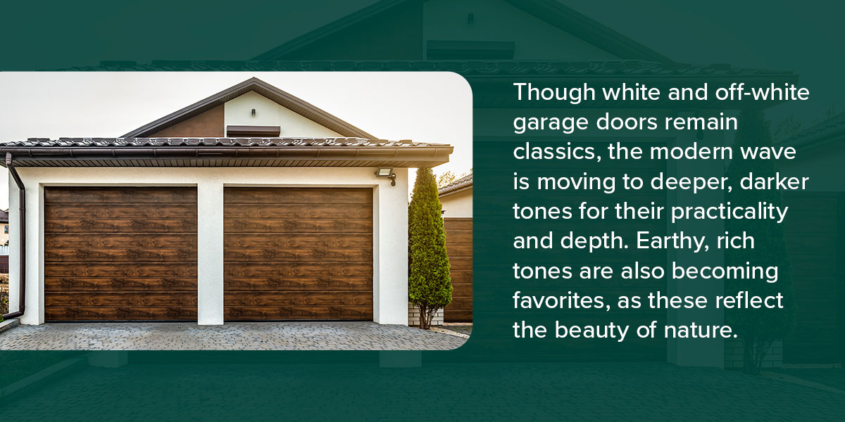 Popular Garage Door Color Trends
